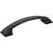 Jeffrey Alexander 128 mm Center-to-Center Brushed Oil Rubbed Bronze Square Annadale Cabinet Pull 435-128DBAC - alternate 1
